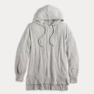 Cozy Waffle Sweater Hoodie